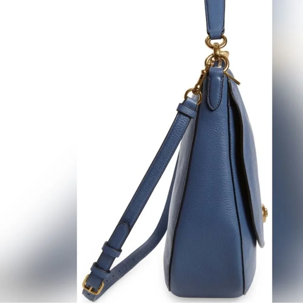 COACH Polished Pebble Leather Shoulder Bag